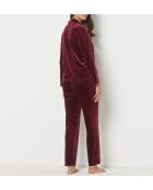 Camicia granata bordeaux Bellah