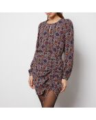 Abito Pascaline con stampa multicolor