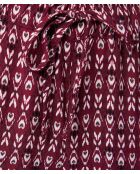 Pantaloni Sven bordeaux granato