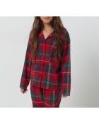 Rode tweedelige pyjama van Vaclad Kids