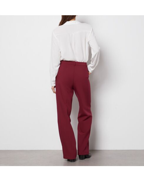 Pantaloni bordeaux Paco
