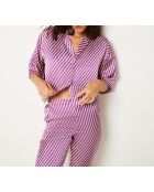 Violettes Hemd Erien