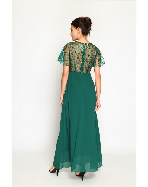 Robe Floria vert amazone