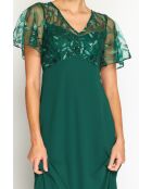 Robe Floria vert amazone