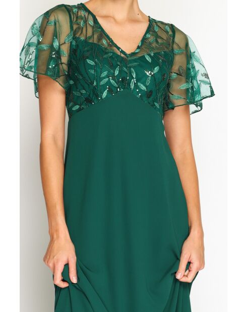 Robe Floria vert amazone