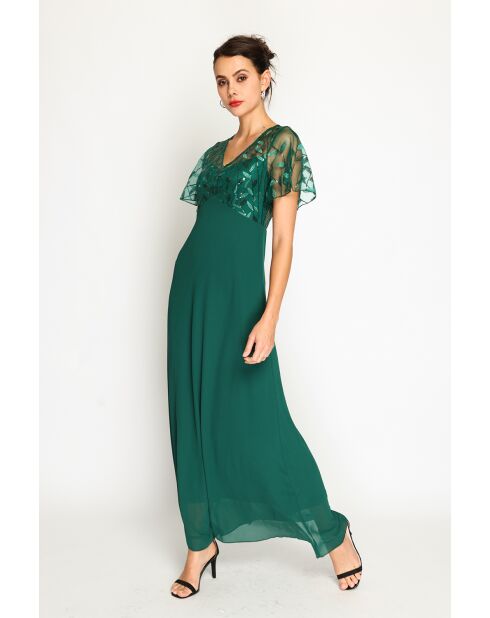 Robe Floria vert amazone