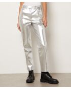 Pantaloni Palmma argentati