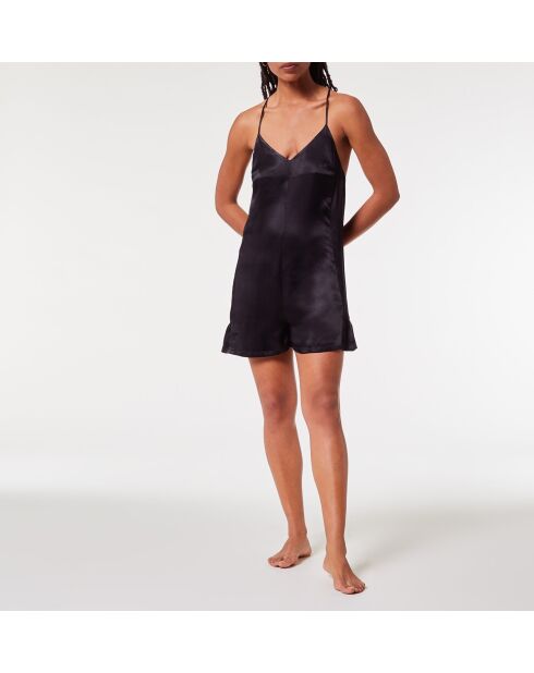 Schwarzer einteiliger Overall von Phara