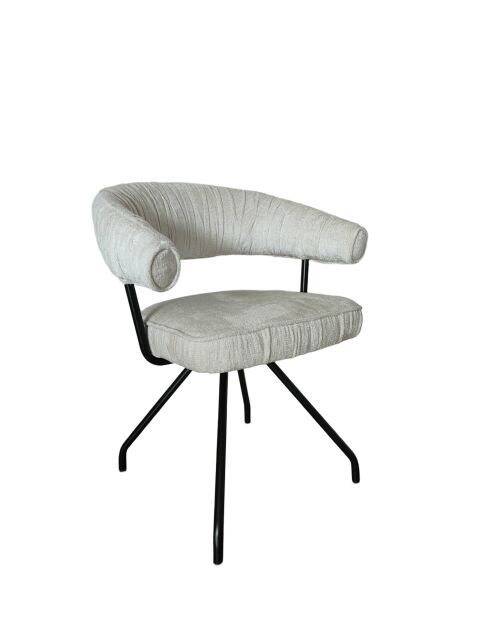 Chaise Ibiza beige nature - 58x48x45 cm