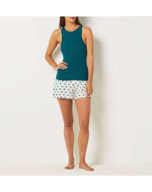 Camiseta sin mangas Jamie de abeto verde