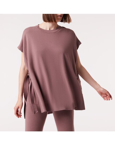 Poncho Belissa taupe