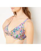 Mehrfarbiger Rosklide SPE Triangel-BH mit Bügel