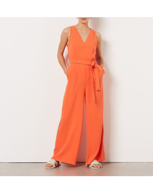 Oranje jumpsuit Feeling