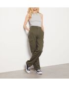 Pantaloni Bargi color oliva kaki