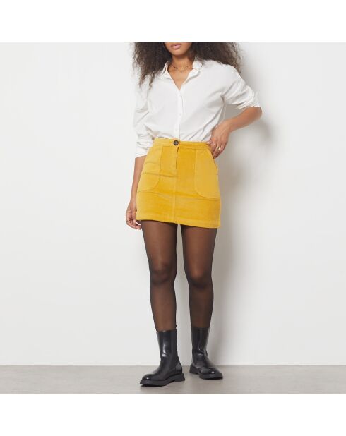 Jupe Noury Moutarde ocre