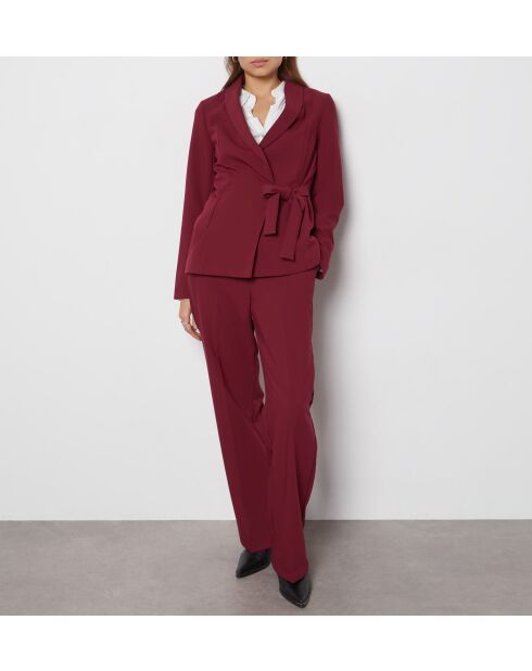 Pantaloni bordeaux Paco