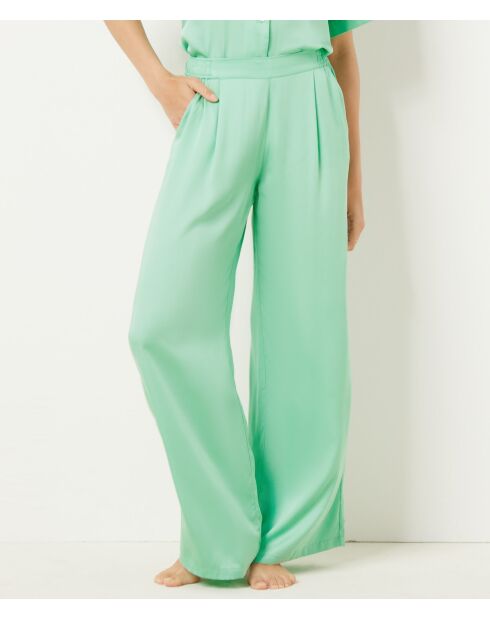 Pantalon Tizia vert nil