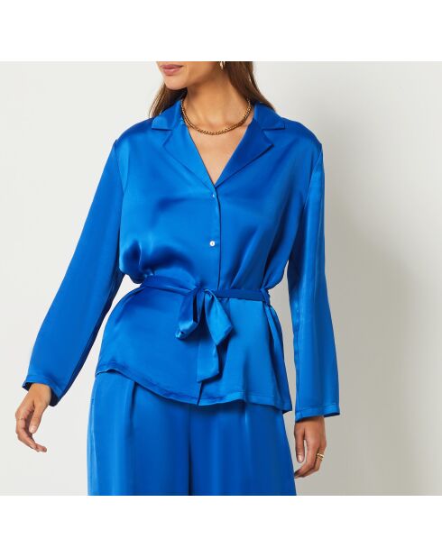 Mery königsblaues Hemd