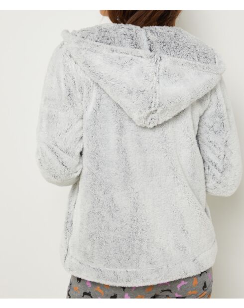 Chrys grauer dreiteiliger Pyjama