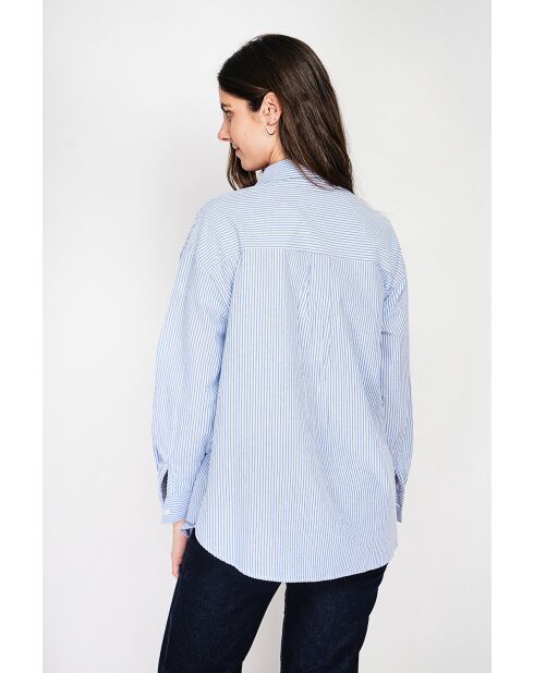 Donkerblauw hemd Asha