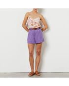 Canotta a canotta Felixa con stampa bianca