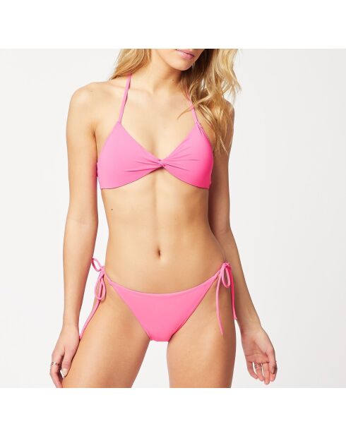 Sujetador con aros triangulares rosas Twigy SPE sin carcasa