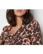 Camicia Oyara stampata multicolor