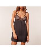 Camicia da notte nera Karat