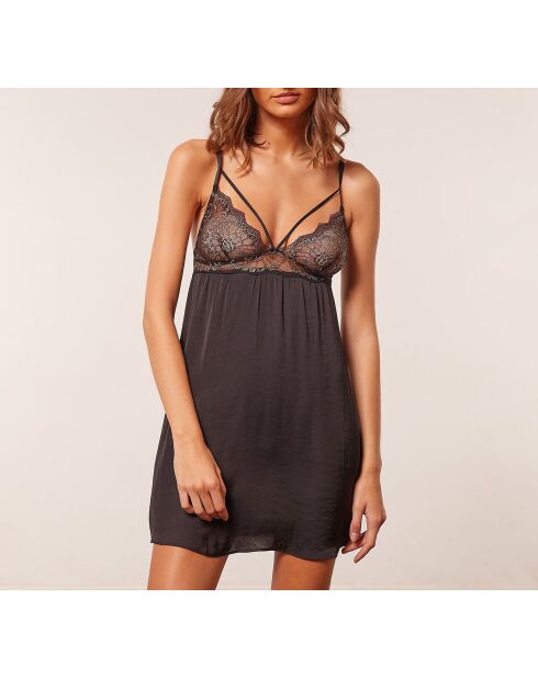 Camicia da notte nera Karat