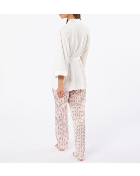 Pyjama trois pièces Jorun écru