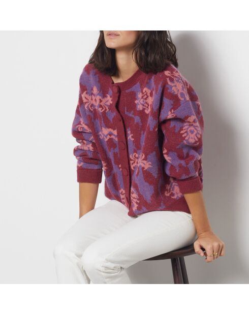 Mehrfarbige Strickjacke Capricciosa