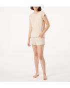 Beige korte broek van Gam