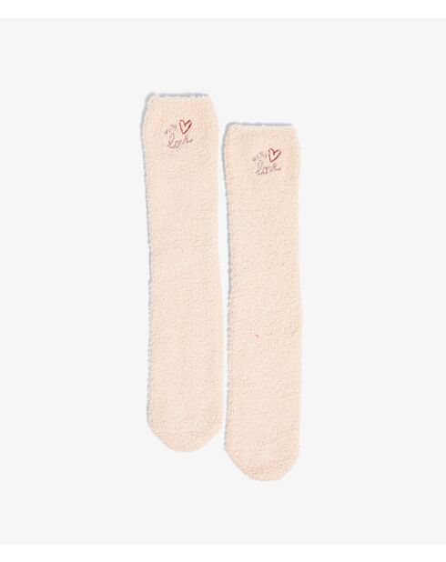 Calze natalizie beige Box Foil