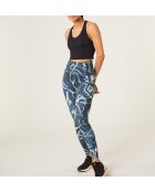 Legging Match imprimé bleu vert