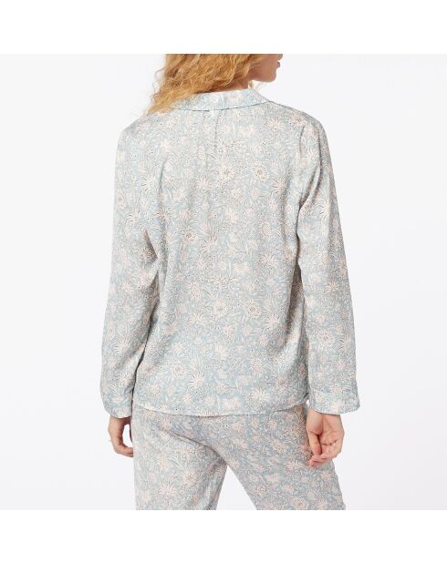 Iris blaues Lagunenhemd