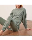 Khakifarbenes olivgrünes Top