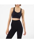 Sujetador negro con aros Goal