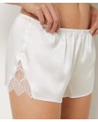Weiße Narcisse Shorts