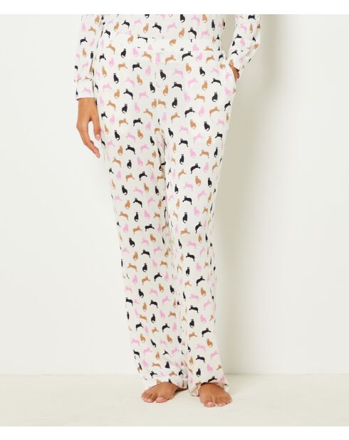 Pantalon Camona ecru