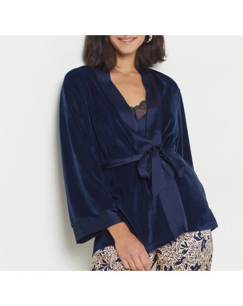 Lisandra marine driedelige pyjama