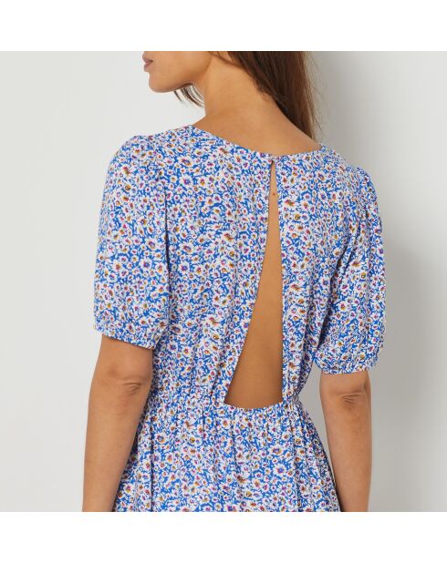 Lela jurk met veelkleurige print