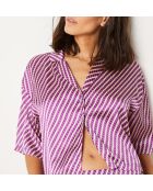 Violettes Hemd Erien