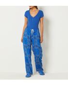 Mules jazzy de color azul real