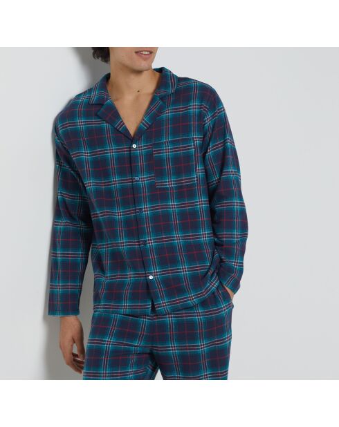 Pijama azul marino de dos piezas Jadden para hombre