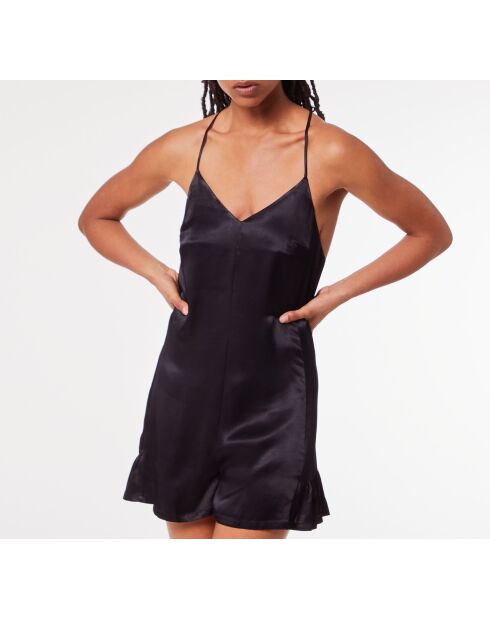 Schwarzer einteiliger Overall von Phara