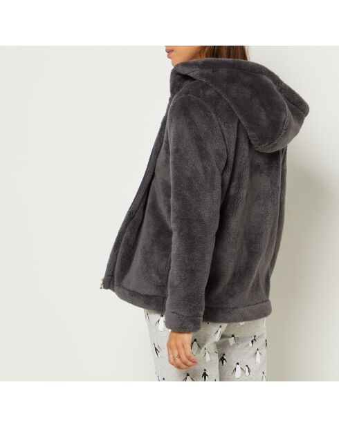 Pyjama trois pièces Veda anthracite