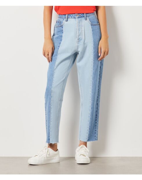 Chichi blauwe broek met patch