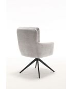 Lot de 2 fauteuils Saint Tropez gris clair - 60x92x67 cm