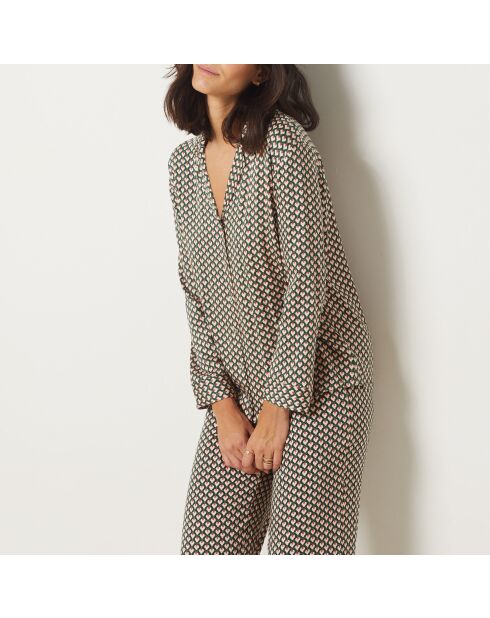 Roseanne Shirt mit Grenadinen-Print