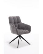 Set di 2 poltrone New Lars grigio chiaro - 61x90x66 cm